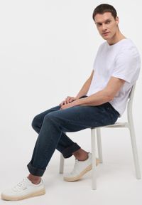Mustang - MUSTANG Orlando Slim Męskie Spodnie Jeansowe Denim Blue 1013321 5000 983