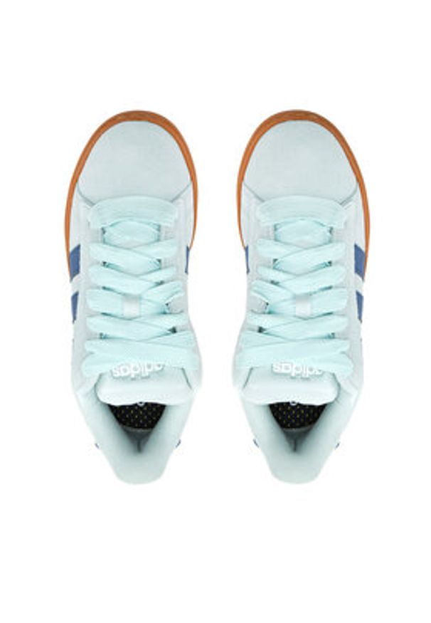 Adidas - adidas Sneakersy Grand Court Alpha JI1718 Niebieski. Kolor: niebieski. Materiał: zamsz, skóra