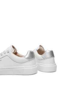 Calvin Klein Sneakersy Cupsole Lace Up W/Ml HW0HW02288 Biały. Kolor: biały. Materiał: skóra