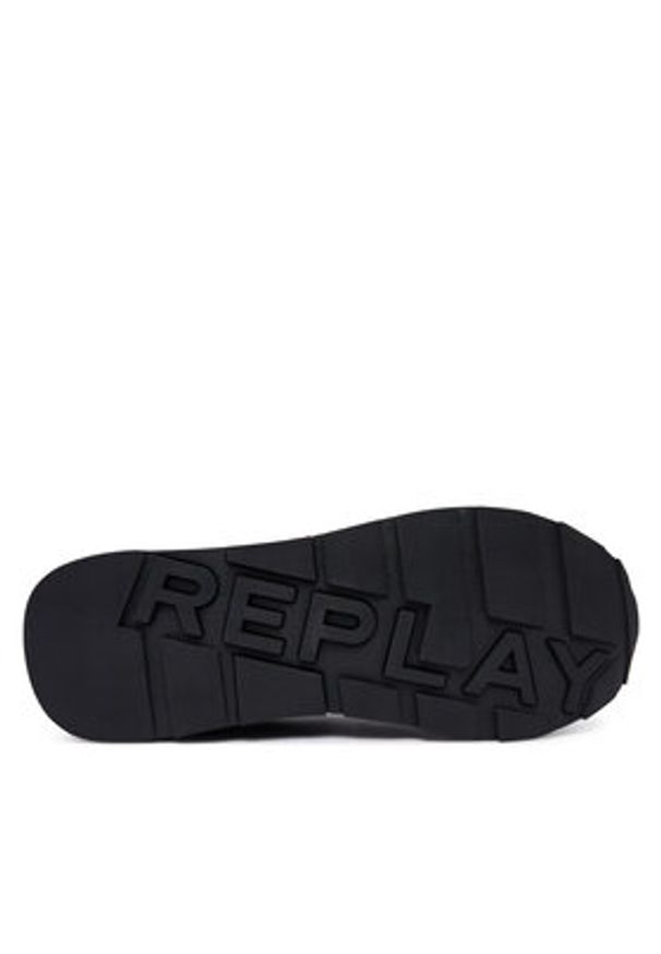 Replay - REPLAY Sneakersy GMS68.000.C0106S Czarny. Kolor: czarny. Materiał: skóra