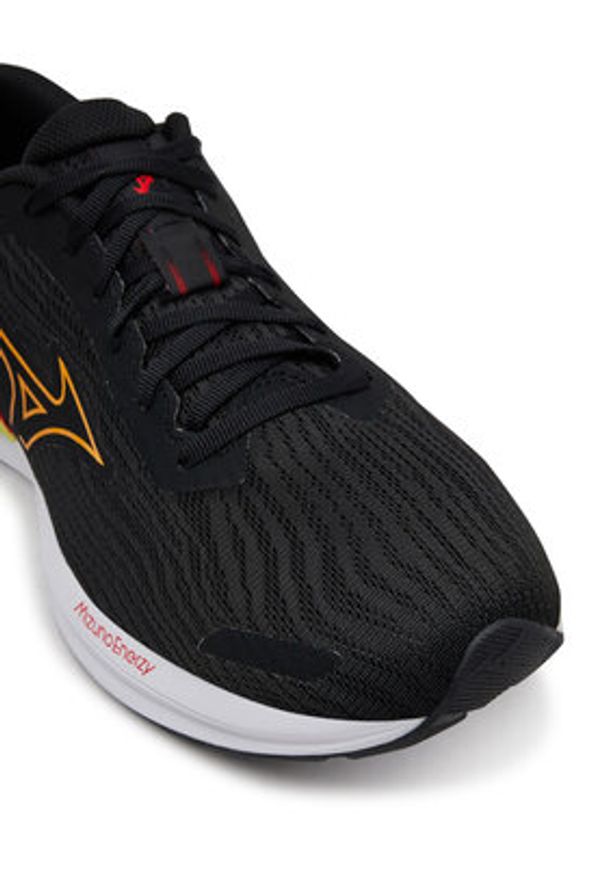 Mizuno Buty do biegania Wave Revolt 3 J1GC2481 Czarny. Kolor: czarny. Materiał: materiał. Model: Mizuno Wave