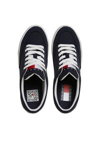 Tommy Jeans Tenisówki Lace Up Nylon EN0EN02157 Granatowy. Kolor: niebieski. Materiał: materiał #3