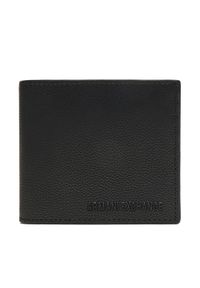 Armani Exchange Duży Portfel Męski XM000167 AF17090 UC001 Czarny. Kolor: czarny. Materiał: skóra