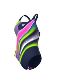 Damski kostium kąpielowy 1-częściowy Arena Water Fluids. Kolor: niebieski #1