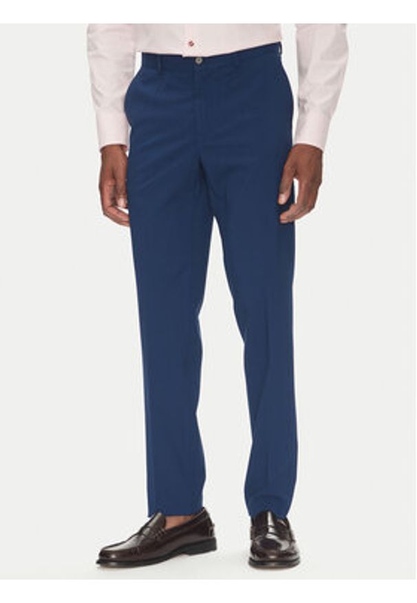 Lindbergh Garnitur 30-61040 Niebieski Slim Fit. Kolor: niebieski. Materiał: syntetyk