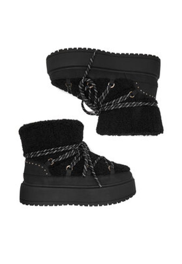 Jenny - JENNY Śniegowce CEO-HY2T685S-2 Czarny. Kolor: czarny. Materiał: materiał