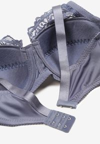 Renee - Granatowy Biustonosz Typu Full Cup z Regulowanymi Ramiączkami Vikiirisa. Kolor: niebieski. Materiał: jeans #4