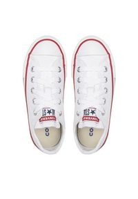 Converse Trampki Chuck Taylor All Star Ox 3J256 Biały. Kolor: biały. Materiał: materiał #3