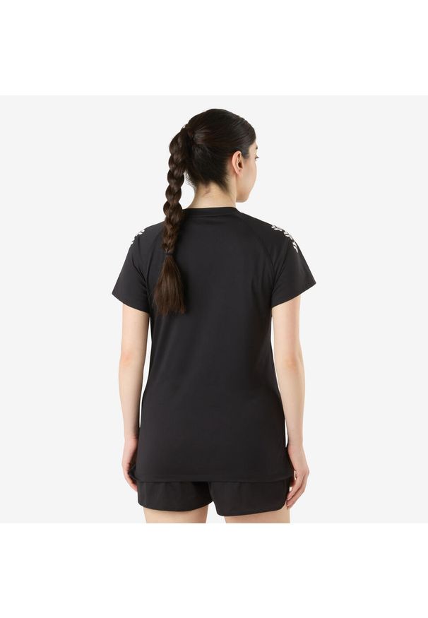 KIPSTA - Koszulka do piłki ręcznej damska Atorka H100. Kolor: czarny. Materiał: poliester, materiał. Sport: fitness, piłka ręczna