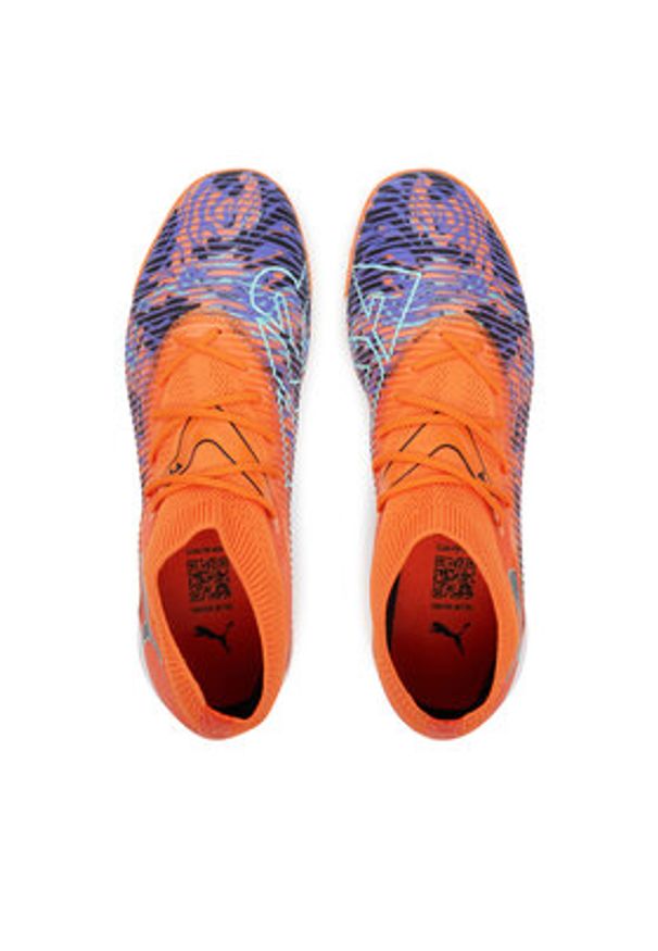 Puma Buty do piłki nożnej Future 8 Match Creativity Tt 108433 01 Pomarańczowy. Kolor: pomarańczowy. Materiał: materiał