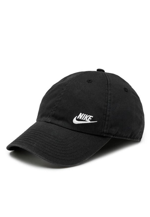 Nike Czapka z daszkiem AO8662-010 Czarny. Kolor: czarny. Materiał: materiał, bawełna