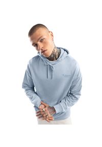 Bluza dresowa z kapturem Lifestyle męska SIROKO Splash Electric. Typ kołnierza: kaptur. Kolor: niebieski. Materiał: dresówka