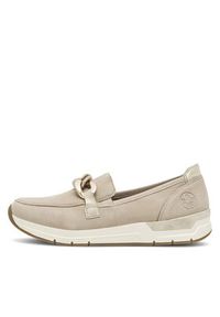 Rieker Półbuty 58944-60 Beżowy. Kolor: beżowy. Materiał: skóra, zamsz #4