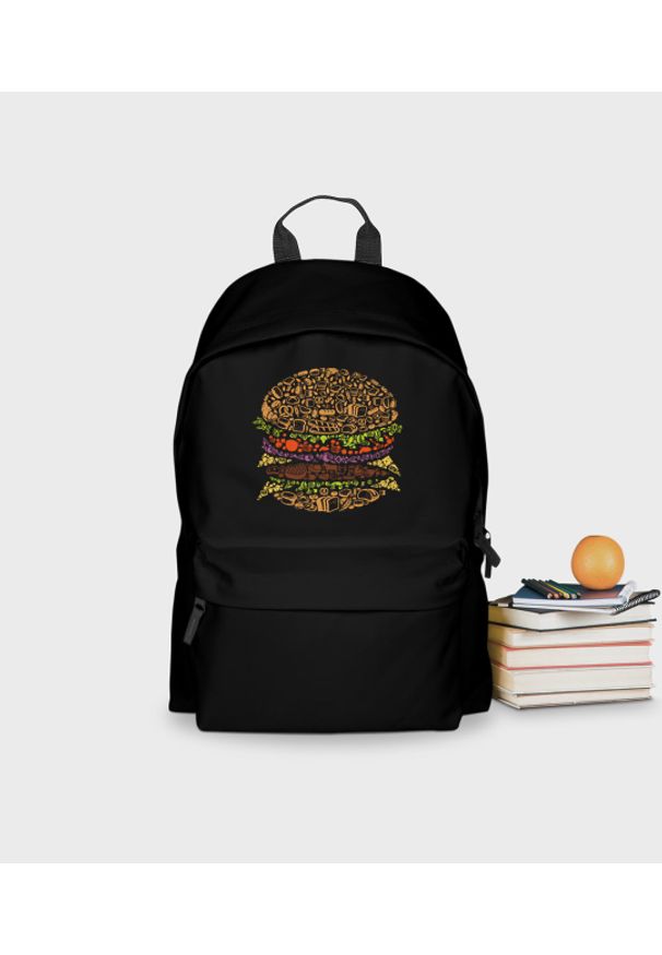 MegaKoszulki - Plecak szkolny Burger