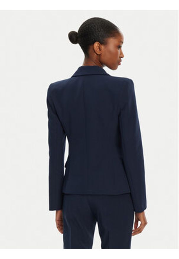 Rinascimento Marynarka CFC0122865003 Granatowy Regular Fit. Kolor: niebieski. Materiał: syntetyk