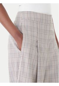 BOSS Spodnie materiałowe Telda1 50553949 Beżowy Oversize. Kolor: beżowy. Materiał: wełna #5