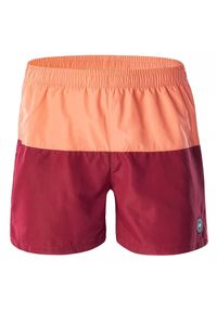 AquaWave - Męskie Spodenki Kąpielowe Kaden II. Kolor: czerwony, pomarańczowy, wielokolorowy. Styl: sportowy