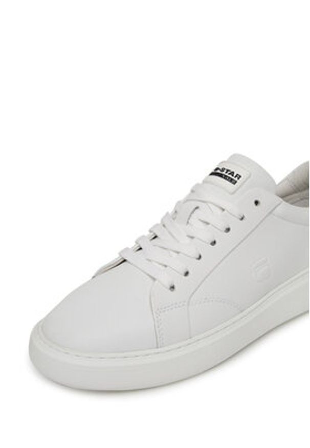 G-Star RAW - G-Star Raw Półbuty LONDON-04 MI08 Biały. Kolor: biały. Materiał: skóra