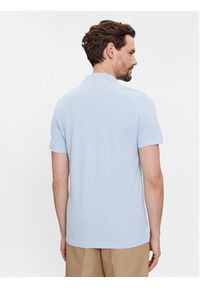 United Colors of Benetton - United Colors Of Benetton Polo 3089J3179 Błękitny Regular Fit. Typ kołnierza: polo. Kolor: niebieski. Materiał: bawełna #4