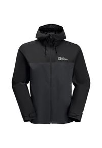 Kurtka uniwersalna męska Jack Wolfskin 11158926350. Typ kołnierza: kaptur. Kolor: szary. Materiał: syntetyk