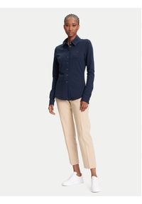 TOMMY HILFIGER - Tommy Hilfiger Koszula 1985 WW0WW43528 Granatowy Slim Fit. Kolor: niebieski. Materiał: bawełna