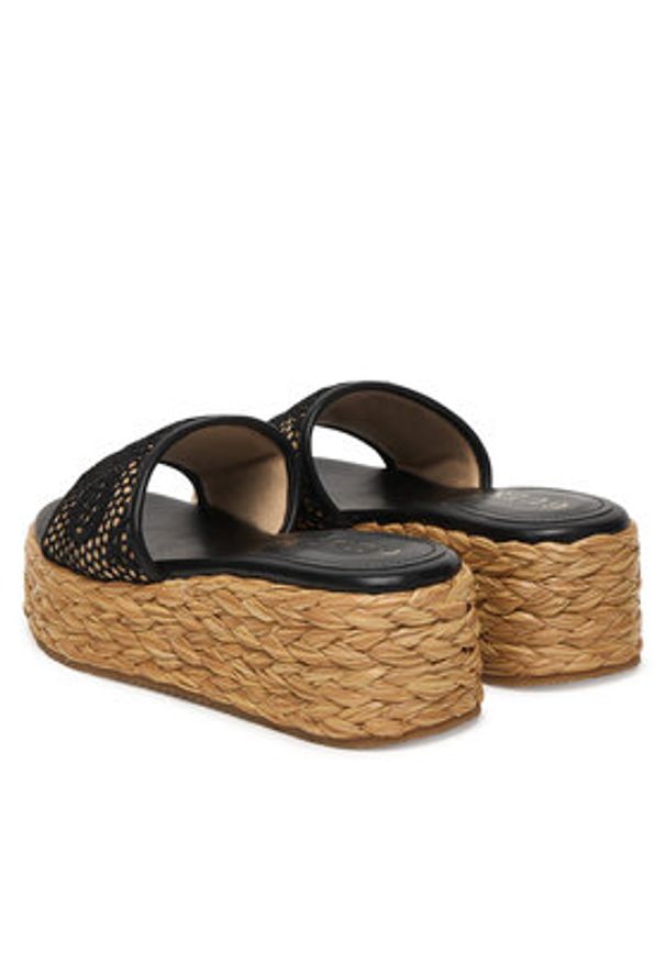 Guess Espadryle FLJBIA FAL04 Czarny. Kolor: czarny. Materiał: materiał