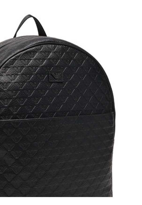 Emporio Armani Plecak EM001678 AF14774 UC001 Czarny. Kolor: czarny. Materiał: skóra