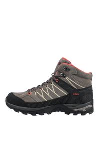 CAMPAGNOLO - Buty sportowe męskie trekkingowe CMP Rigel wodoodporne. Kolor: czarny, wielokolorowy, beżowy. Materiał: skóra. Szerokość cholewki: normalna. Styl: sportowy. Sport: turystyka piesza