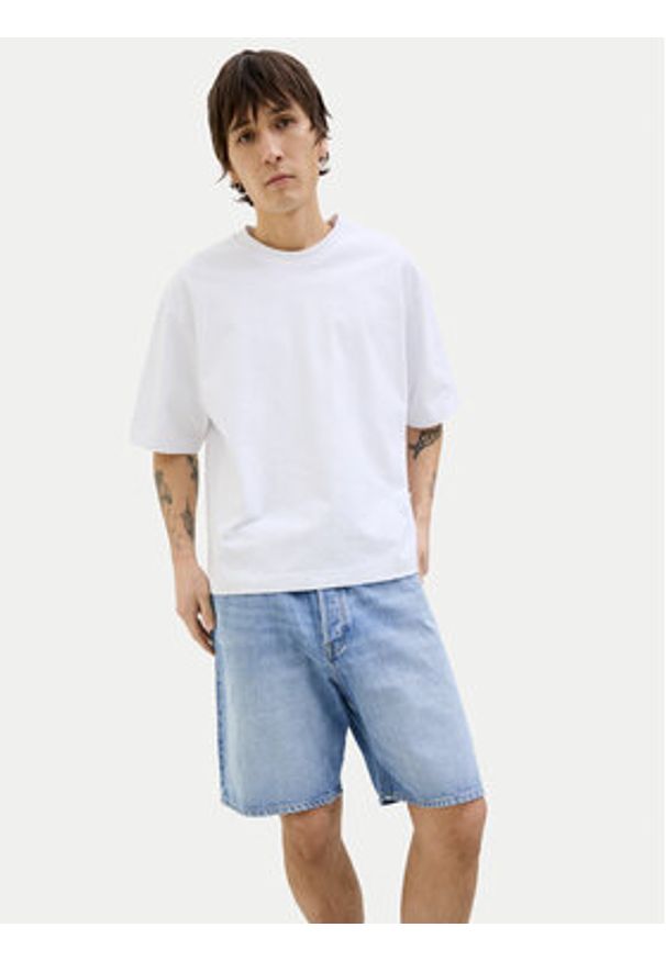 Jack & Jones Szorty jeansowe Tony 12269533 Niebieski Loose Fit. Kolor: niebieski. Materiał: bawełna
