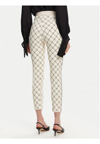Elisabetta Franchi Spodnie materiałowe PA-S71-51E2 Écru Regular Fit. Materiał: syntetyk #5