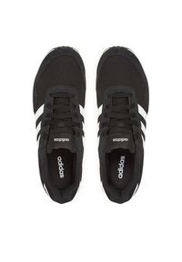 Adidas - adidas Sneakersy Run 60s 4.0 JR6622 Czarny. Kolor: czarny. Materiał: materiał. Sport: bieganie