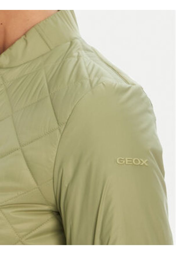 Geox Kurtka przejściowa Amabel W5520F T3132 F3275 Zielony Regular Fit. Kolor: zielony. Materiał: syntetyk