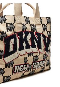 DKNY Torebka Heart Of Ny Large Tote R41AYF01 Beżowy. Kolor: beżowy