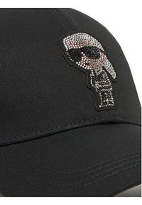Karl Lagerfeld - KARL LAGERFELD Czapka z daszkiem A2W33062 Czarny. Kolor: czarny. Materiał: bawełna #4