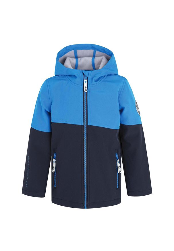 ZEAGLE - Kurtka Softshell Dziecięca Glemo London 152 — Wodoodporna i Oddychająca. Kolor: szary, niebieski, wielokolorowy, zielony. Materiał: softshell. Styl: sportowy