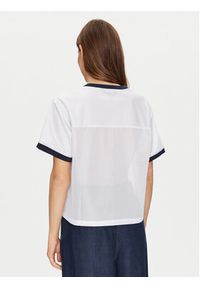 Guess Jeans T-Shirt W5GI59 KCTE2 Biały Regular Fit. Kolor: biały. Materiał: syntetyk