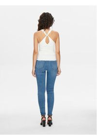 JDY Top Sabrina 15258897 Biały Slim Fit. Kolor: biały. Materiał: wiskoza #4