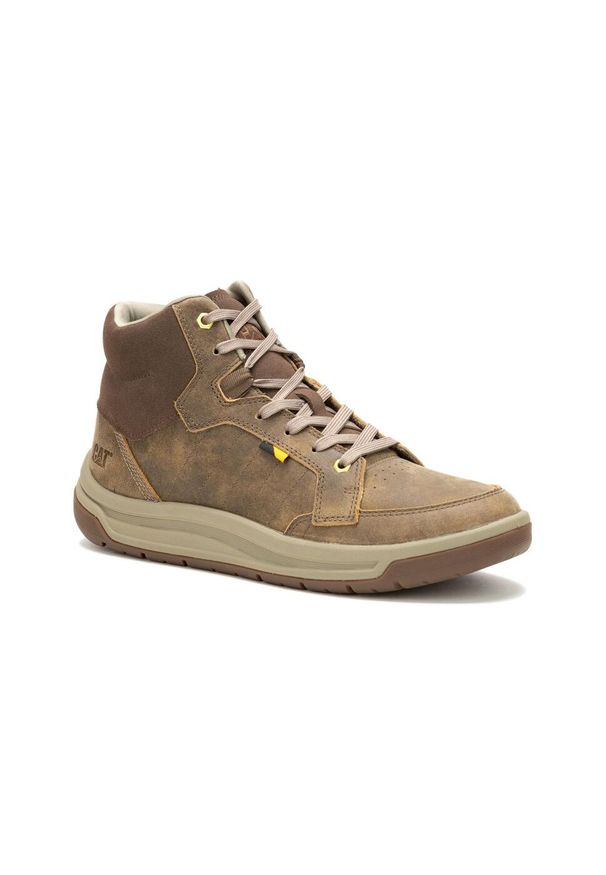 CATerpillar - Buty Sneakersy Męskie Caterpillar Cat Apa Cush Mid. Kolor: brązowy