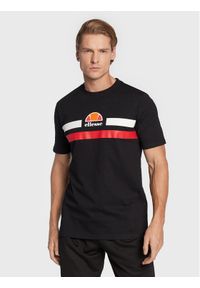 Ellesse T-Shirt Aprel SHM06453 Czarny Regular Fit. Kolor: czarny. Materiał: bawełna