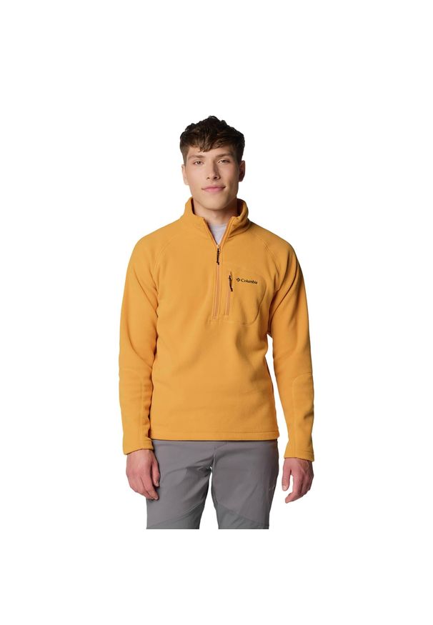 columbia - Bluza męska Columbia Fast Trek III. Kolor: pomarańczowy. Styl: sportowy. Sport: turystyka piesza