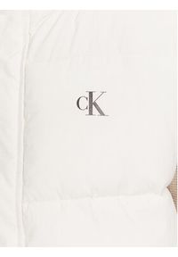 Calvin Klein Jeans Kamizelka J30J324075 Écru Regular Fit. Materiał: syntetyk