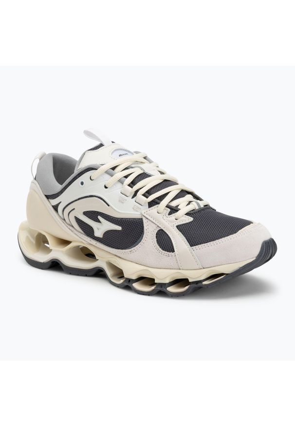 Buty Mizuno Wave Prophecy Βeta 2 dark shadow/white/snow white. Kolor: szary. Model: Mizuno Wave. Sport: bieganie
