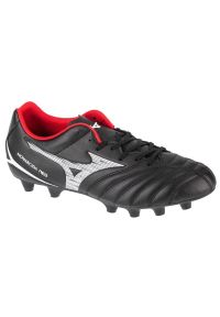 Buty piłkarskie Mizuno Monarcida Neo Iii Select Md M P1GA242501 czarne. Zapięcie: sznurówki. Kolor: czarny. Materiał: skóra, syntetyk, guma. Sport: piłka nożna