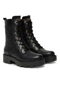 Guess Trzewiki FLTYAN ELE10 Czarny. Kolor: czarny. Materiał: skóra #6