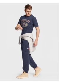 Tommy Jeans Spodnie dresowe DM0DM15849 Granatowy Regular Fit. Kolor: niebieski. Materiał: dresówka, bawełna
