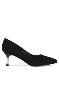 Sergio Bardi Czółenka WFA1935-1Z-SB Czarny. Kolor: czarny. Materiał: skóra, zamsz. Obcas: na szpilce #1