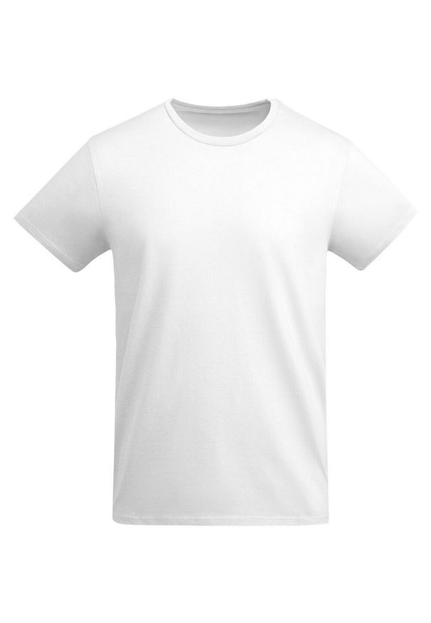 ROLY - Męska Koszulka Breda Plain T-shirt. Kolor: biały