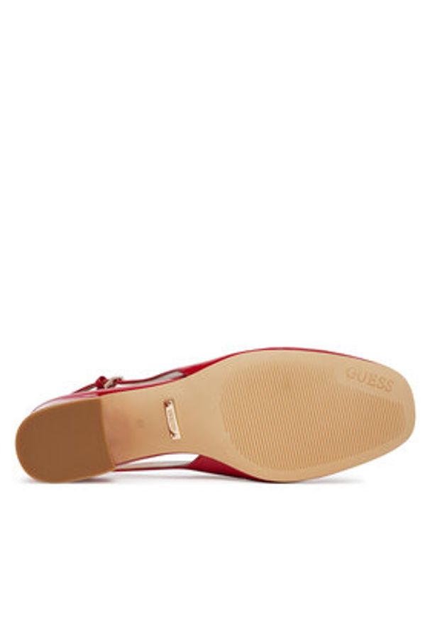 Guess Czółenka FLTCL2 PAF05 Czerwony. Kolor: czerwony. Materiał: skóra