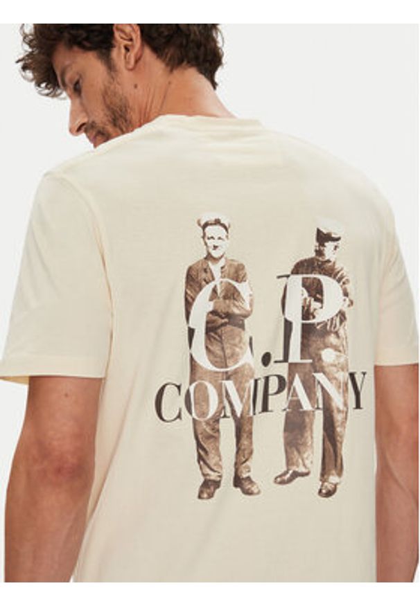 C.P. Company T-Shirt 19CMTS106A006586W Zielony Regular Fit. Kolor: zielony. Materiał: bawełna