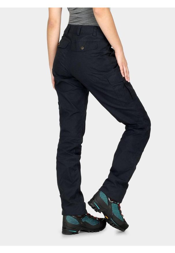 Fjällräven - Spodnie trekkingowe damskie Fjallraven Karla Pro Trousers. Kolor: niebieski. Sezon: lato. Sport: turystyka piesza